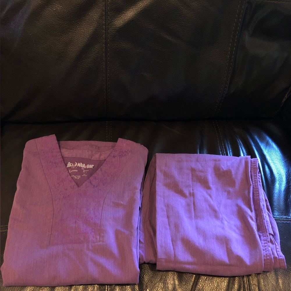 Grey’s Anatomy scrubs. Purple size large.